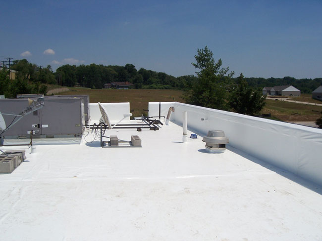 PVC roof membrane
